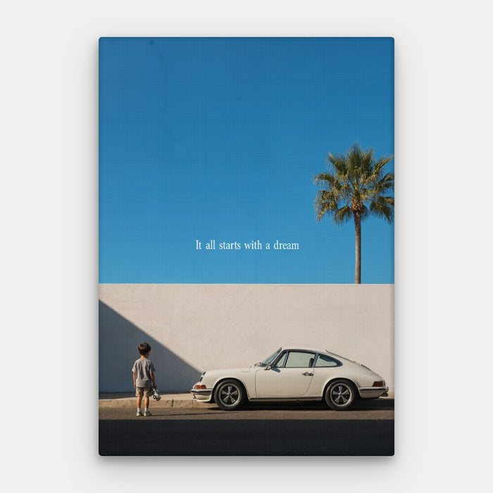 It Starts With A Dream Canvas — Canvas Vertical #01