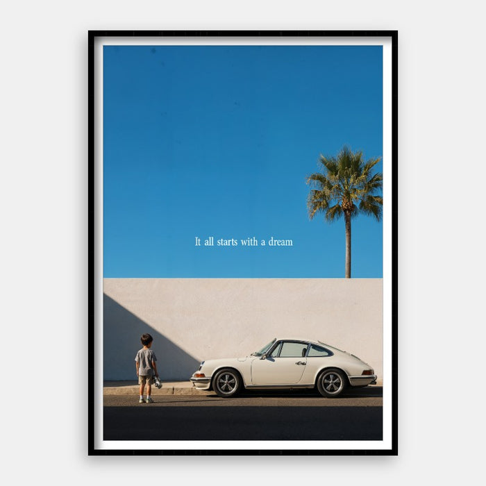 It Starts With A Dream — Art Print Vertical #01