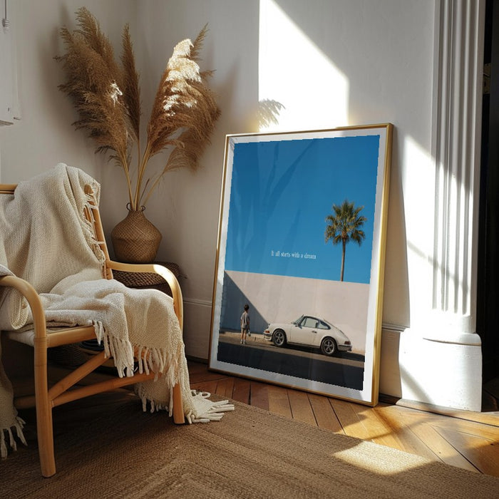It Starts With A Dream — Art Print Vertical #02