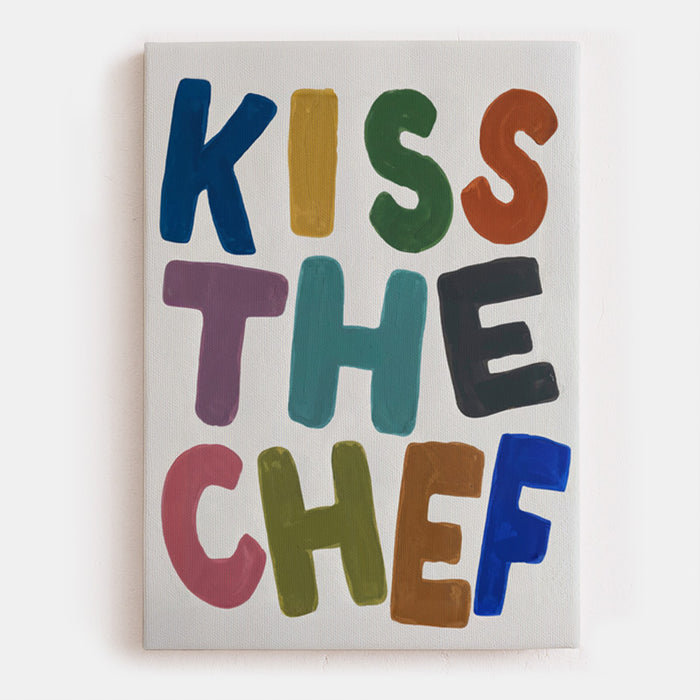 Kiss The Chef Canvas