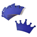 Large Crown Wooden Baby Favors, 4-1/2-Inch, Royal Blue