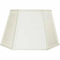 Large White Linen Floor LampShades - Paxton hardware ltd