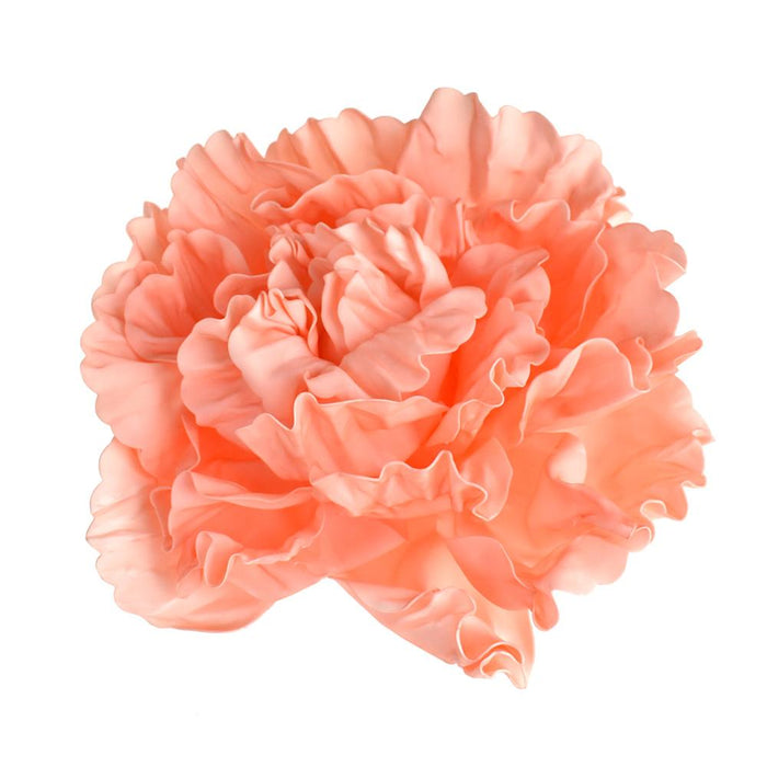 Large Scrunched Foam Wall Flowers, 19-Inch, Coral Peach
