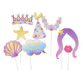 Legendary Mermaid Party Photo Props, Assorted Sizes, 8-Piece