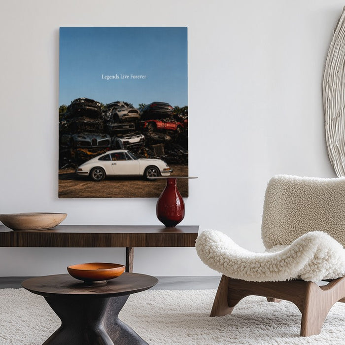 Legends Live Forever Canvas — Canvas Vertical #02