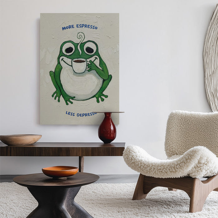 Less Depresso Canvas