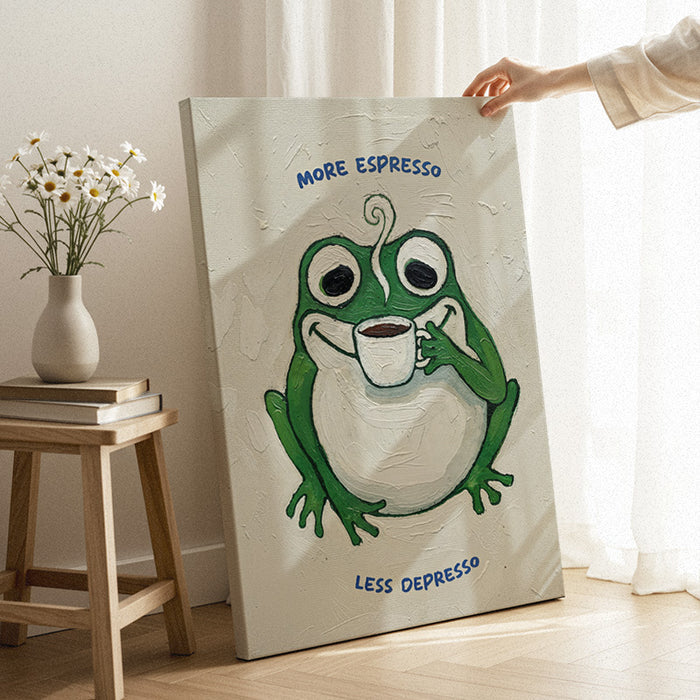 Less Depresso Canvas