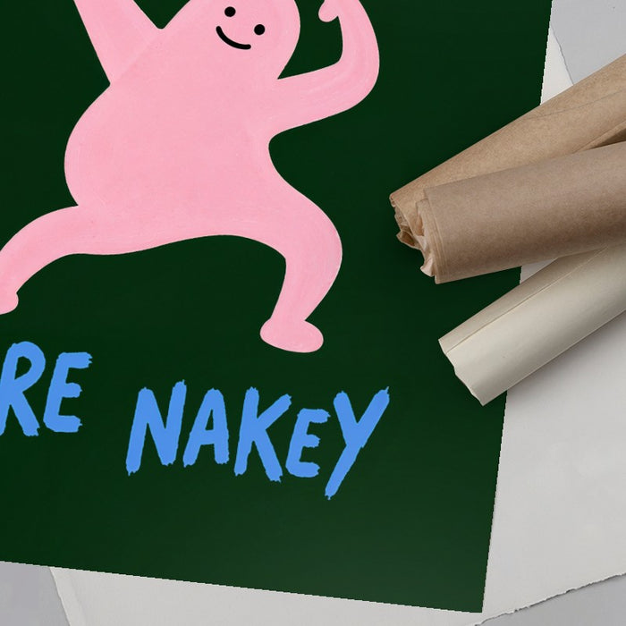 Less Hatey More Nakey — Art Print Vertical #06