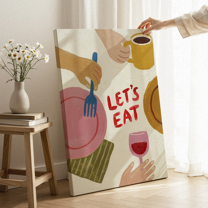 Lets Eat Canvas