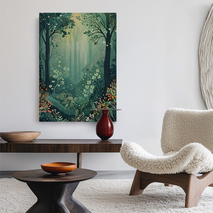 Light Between Leaves Canvas