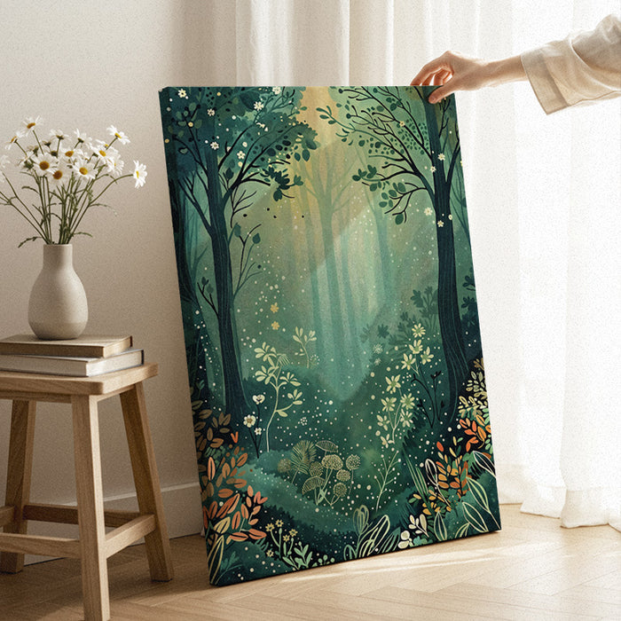 Light Between Leaves Canvas