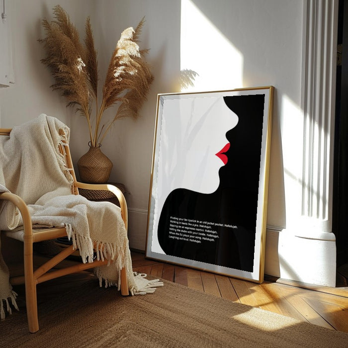 Lipstick Hallelujah — Art Print Vertical #02