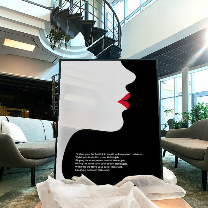 Lipstick Hallelujah — Art Print Vertical #04