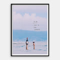 Live In The Moment — Art Print Vertical #01