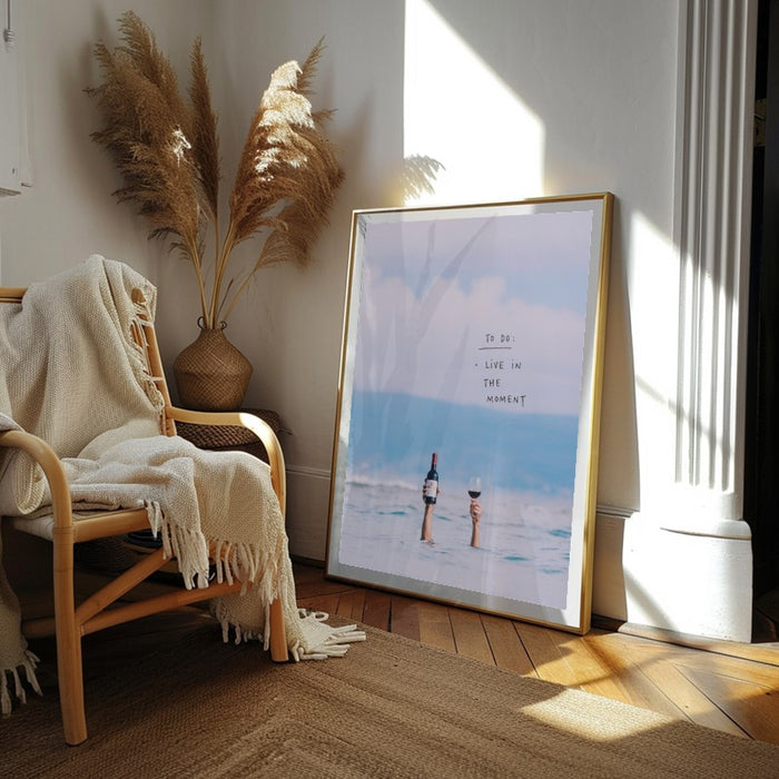 Live In The Moment — Art Print Vertical #02
