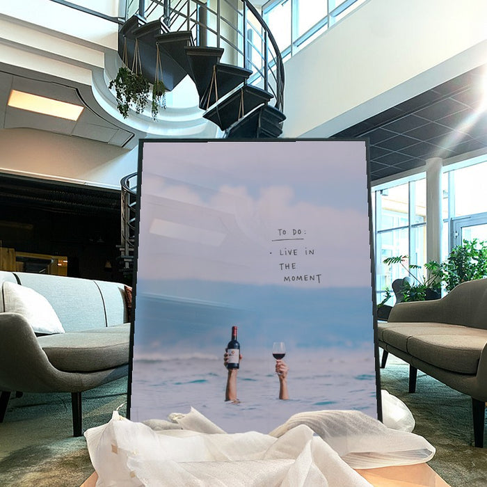 Live In The Moment — Art Print Vertical #04