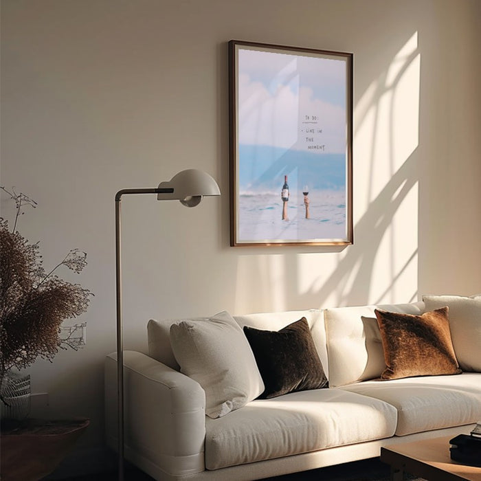 Live In The Moment — Art Print Vertical #05
