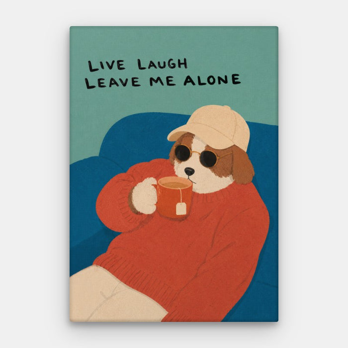 Live Laugh Leave Canvas — Canvas Vertical #01