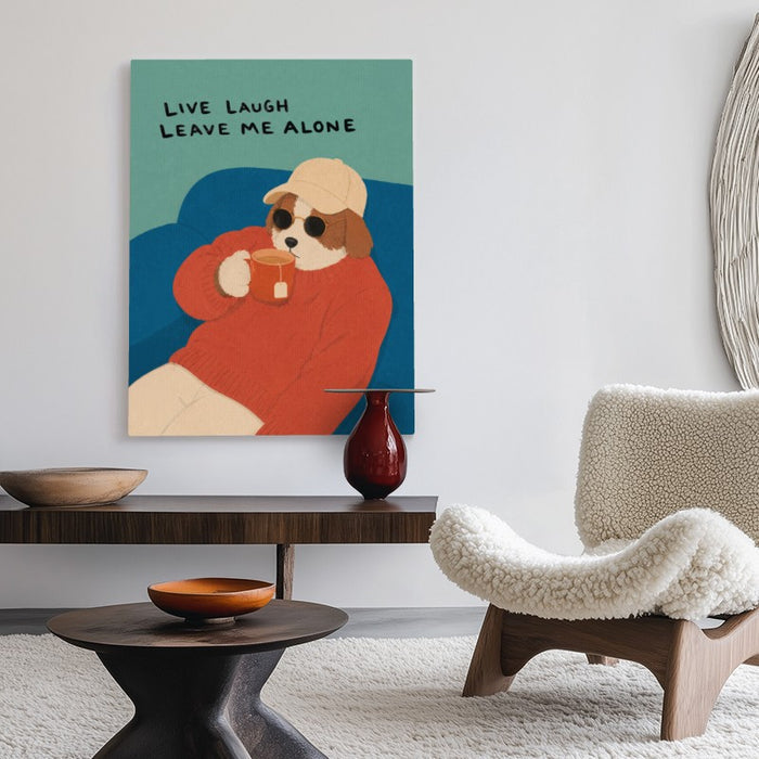Live Laugh Leave Canvas — Canvas Vertical #02