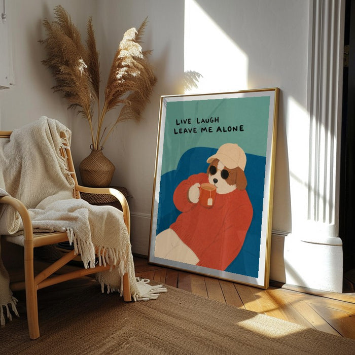 Live Laugh Leave — Art Print Vertical #02