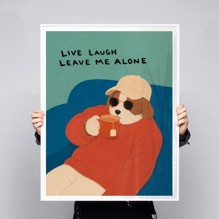 Live Laugh Leave — Art Print Vertical #03