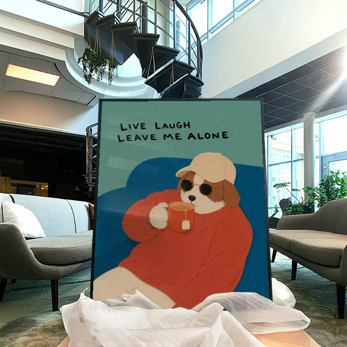 Live Laugh Leave — Art Print Vertical #04