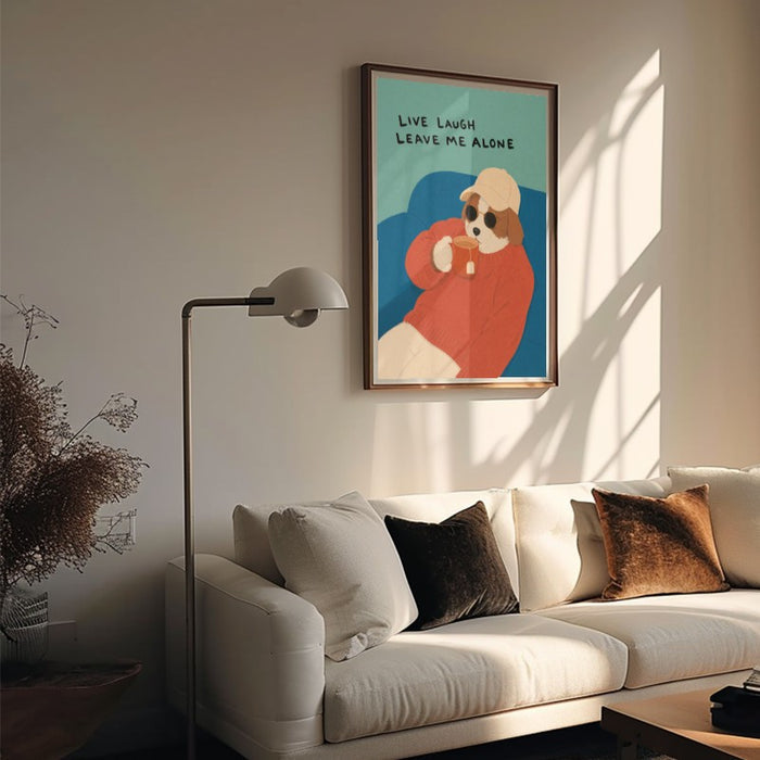 Live Laugh Leave — Art Print Vertical #05