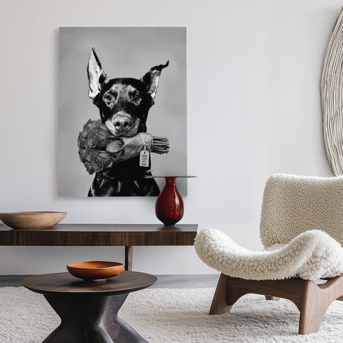 Make Love Not War Canvas — Canvas Vertical #02