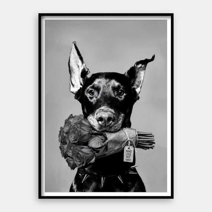 Make Love Not War — Art Print Vertical #01