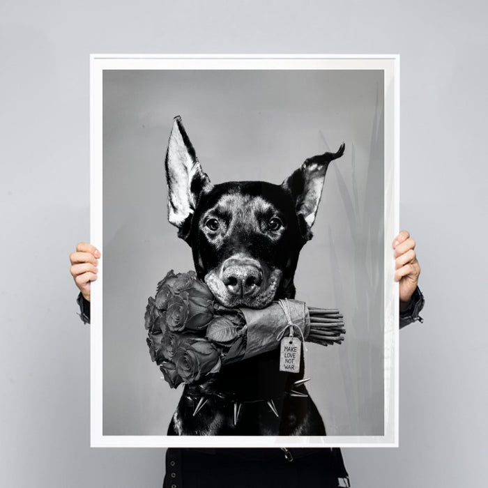 Make Love Not War — Art Print Vertical #03