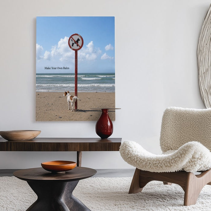 Make Your Own Rules Canvas — Canvas Vertical #02
