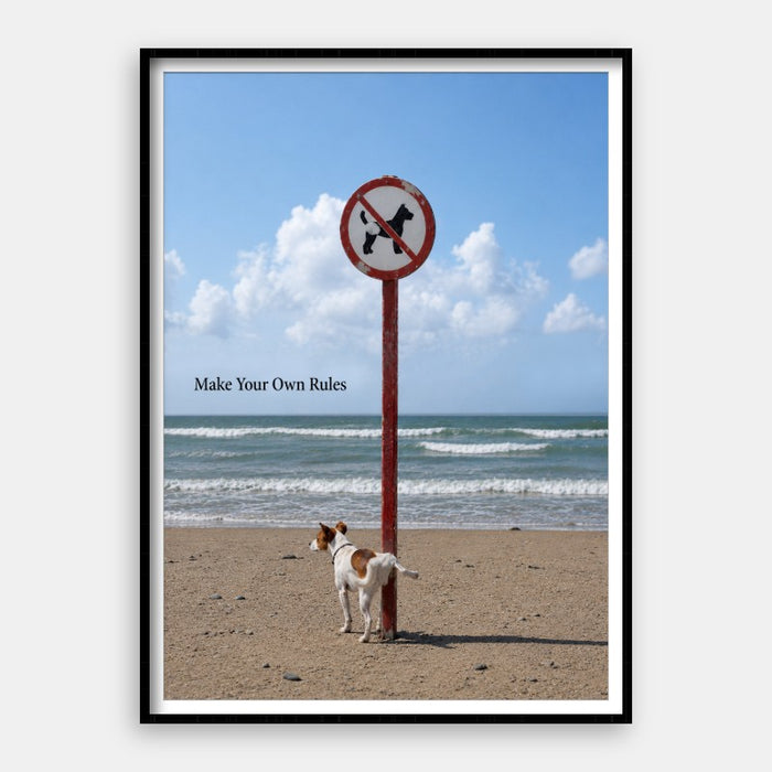 Make Your Own Rules — Art Print Vertical #01