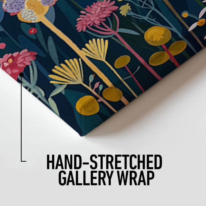 Midnight Garden Canvas