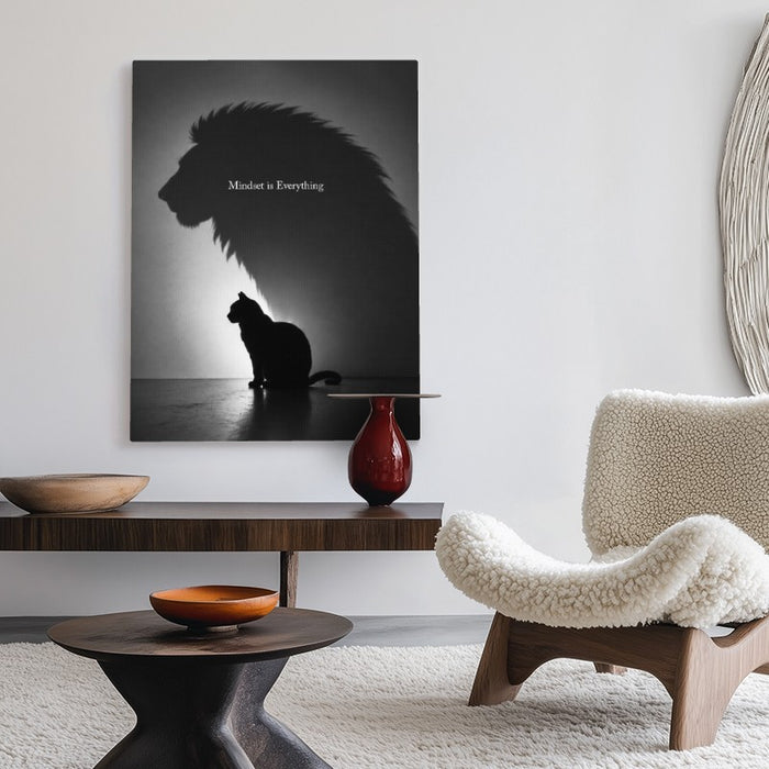 Mindset Is Everything Canvas — Canvas Vertical #02