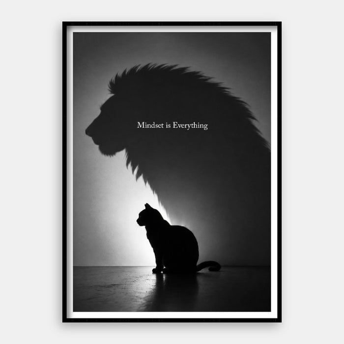 Mindset Is Everything — Art Print Vertical #01