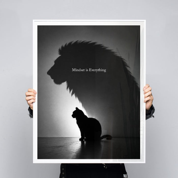 Mindset Is Everything — Art Print Vertical #03