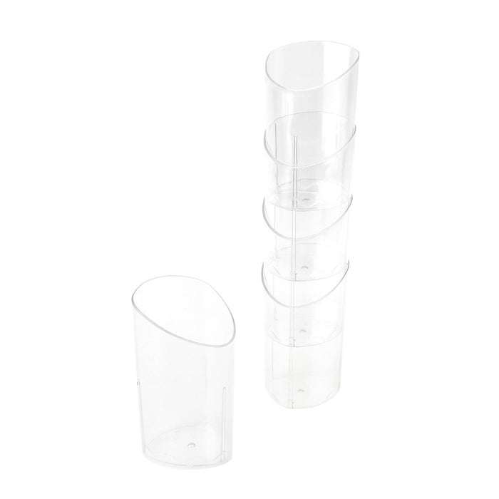 Mini Contemporary Cylinder Dessert Container, 1-3/4-Inch, 10-Count