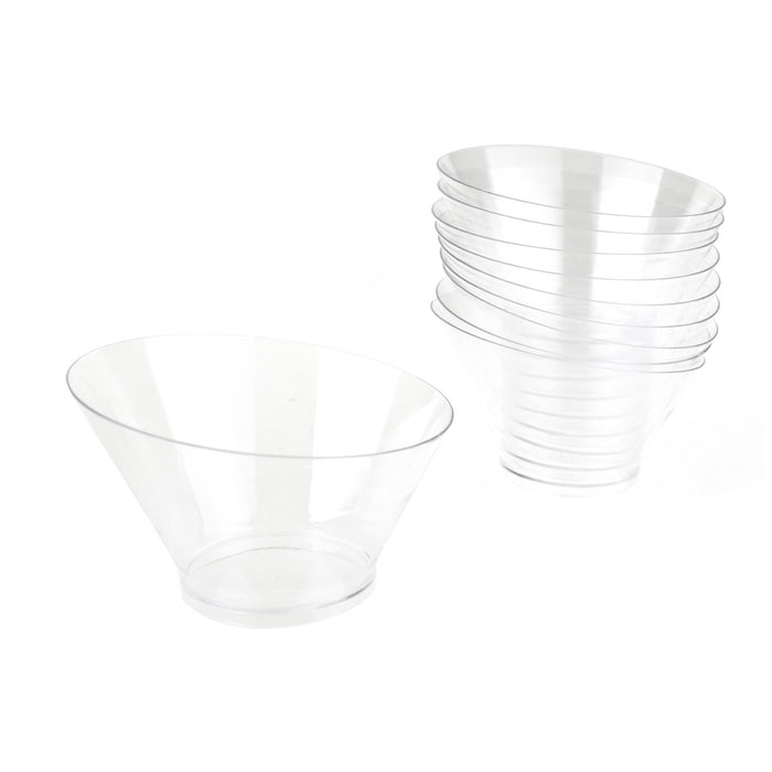 Mini Oblique Dessert Bowl, 3-3/4-Inch, 10-Count