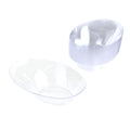 Mini Oval Oblique Dessert Bowl, 3-3/4-Inch, 16-Count