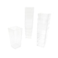 Mini Tall Square Dessert Container, 1-1/2-Inch, 10-Count