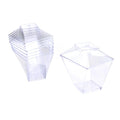 Mini Twisted Plastic Dessert Cup, 2-1/4-Inch, 10-Count