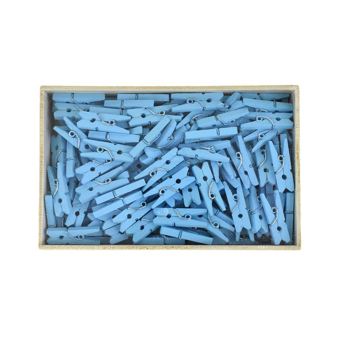 Mini Wooden Clothespins, 1-Inch, 144-Count
