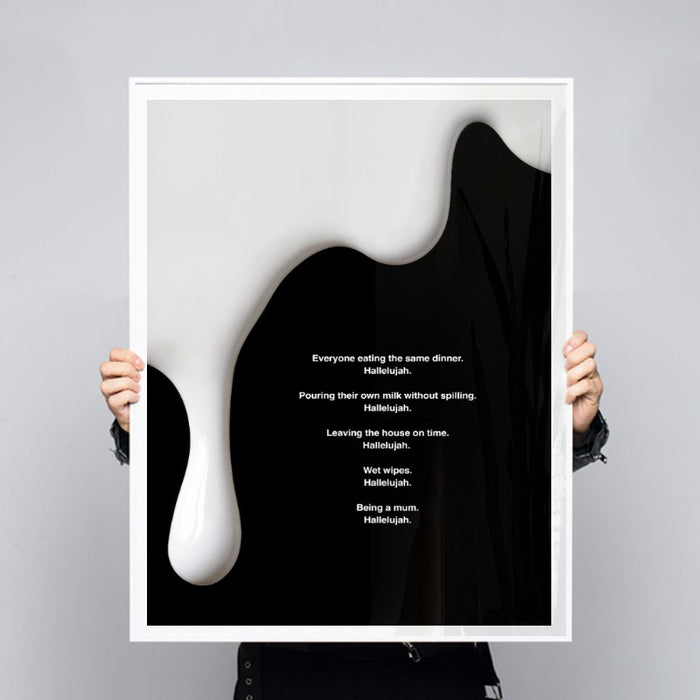 Mom Hallelujah — Art Print Vertical #03