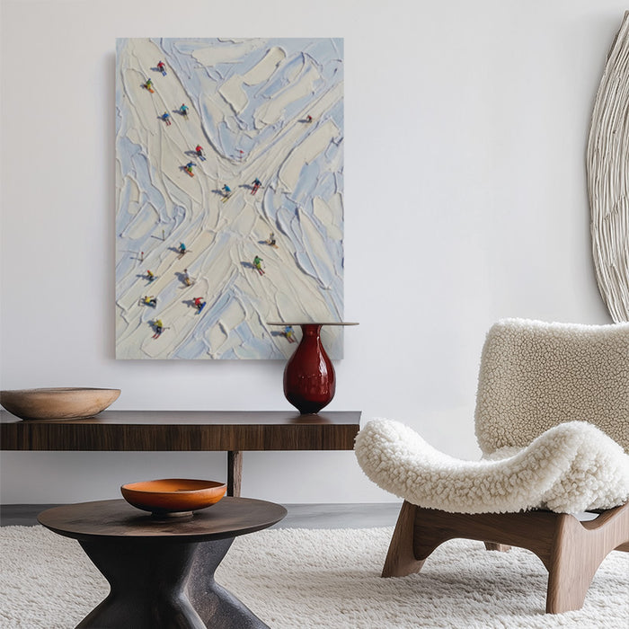 Moments on Slopes Canvas