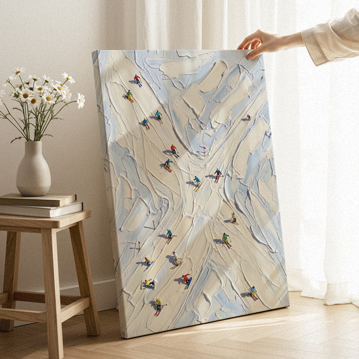 Moments on Slopes Canvas