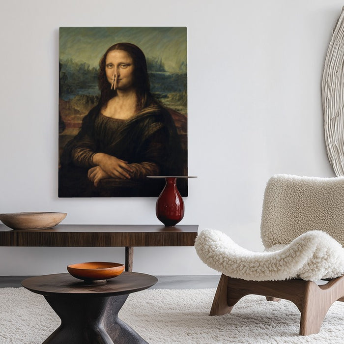Mona Fisa Canvas — Canvas Vertical #02