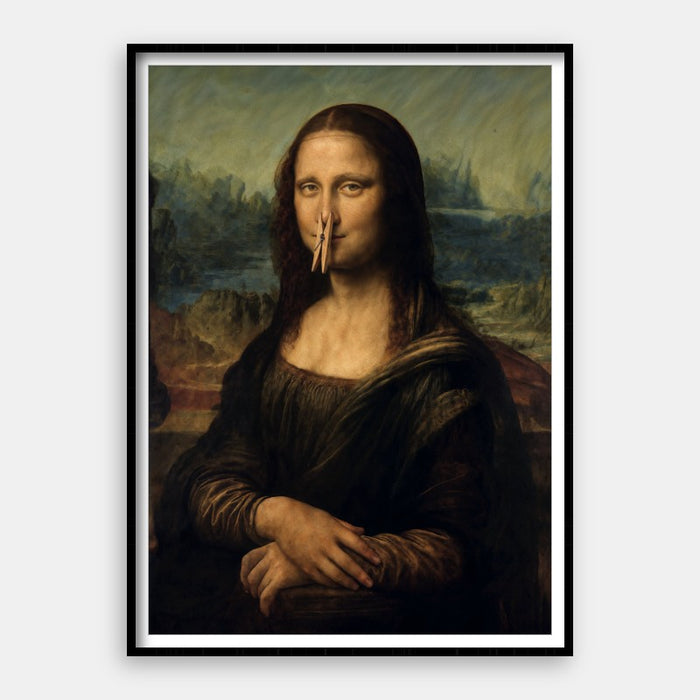 Mona Fisa — Art Print Vertical #01