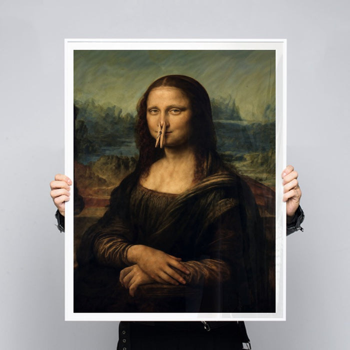 Mona Fisa — Art Print Vertical #03