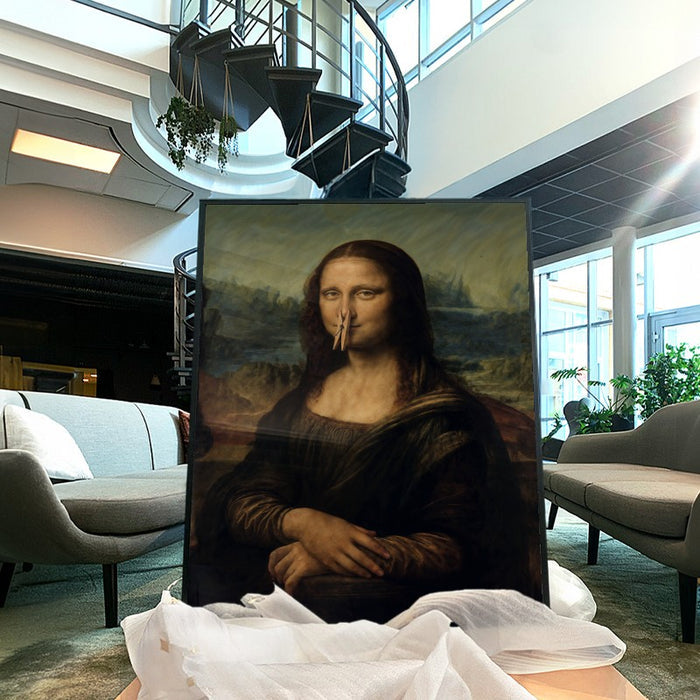 Mona Fisa — Art Print Vertical #04