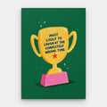 Most Likely To Laugh Canvas — Canvas Vertical #01